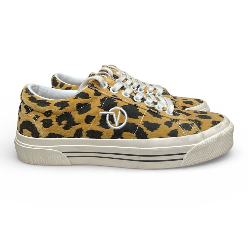 Vans Sid DX 'Anaheim Factory’ Felt Coated Canvas Leopard Lace Up Sneaker